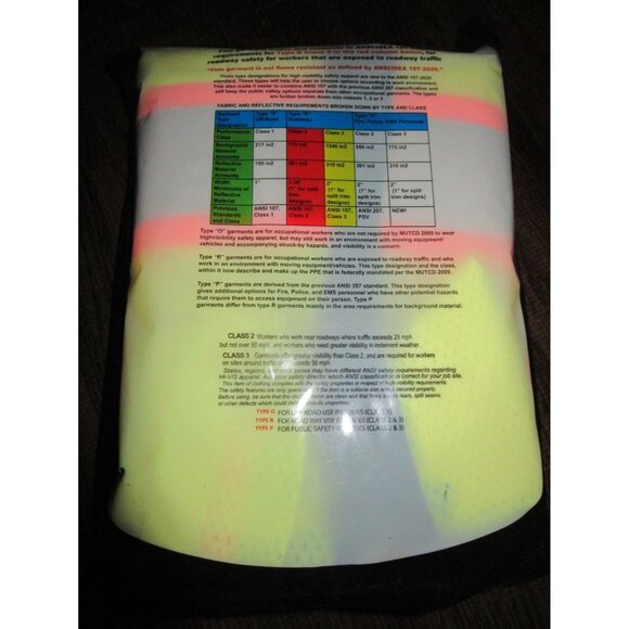 Forester Hi-Vis Class 2 Mesh Safety Vest Multi Pocket Surveyor Vest Mic Clip L - Picture 4 of 6